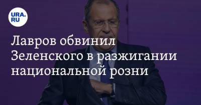 Владимир Зеленский - Сергей Лавров - Лавров обвинил Зеленского в разжигании национальной розни - ura.news - Россия - Украина - Германия - Венгрия