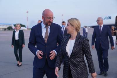 Шарль Мишель - Ольга Стефанишина - В Украину приехал глава Европейского совета - ru.slovoidilo.ua - Украина - Киев - Twitter