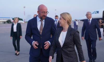 Стефан Левен - Шарль Мишель - Ольга Стефанишина - В Украину прибыл глава Европейского совета - capital.ua - Украина - Киев - Швеция
