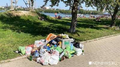 Визовский пляж снова завален мусором. Фотофакт - newdaynews.ru - Екатеринбург