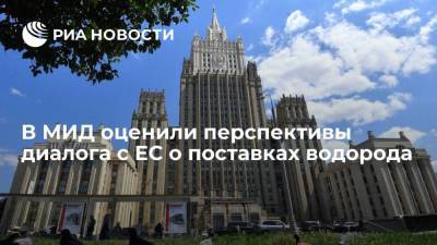 Дмитрий Биричевский - Директор департамента МИД Биричевский: Россия может начать вести с ЕС разговор о поставках водорода - smartmoney.one - Россия
