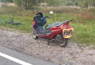 Три человека пострадали в ДТП с мотоциклом, мопедом и велосипедом под Тверью - afanasy.biz - Тверь - Тверская обл.