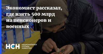 Владимир Путин - Денис Ракша - Экономист рассказал, где взять 500 млрд на пенсионеров и военных - nsn.fm