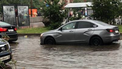 "Водоканал" устраняет последствия сильного ливня в Пушкине - inforeactor.ru - Санкт-Петербург