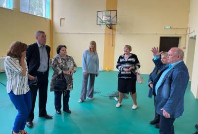 Светлана Журова - Реализацию программы «Реконструкция сельских спортивных школьных залов» проверили в Ленобласти - online47.ru - Ленинградская обл. - р-н Выборгский