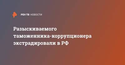 Разыскиваемого таможенника-коррупционера экстрадировали в РФ - ren.tv - Россия - Казахстан - Хабаровск