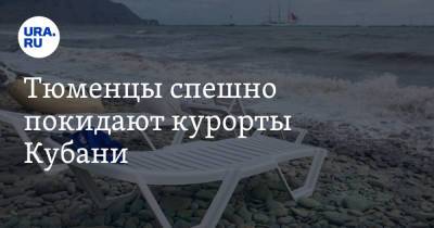 Тюменцы спешно покидают курорты Кубани - ura.news - Краснодарский край