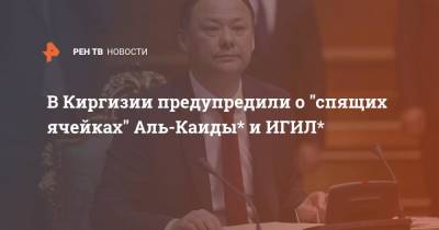 Руслан Казакбаев - В Киргизии предупредили о "спящих ячейках" Аль-Каиды* и ИГИЛ* - ren.tv - Россия - Киргизия - Афганистан
