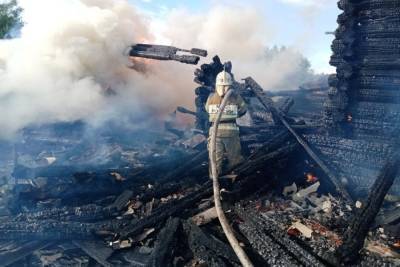 Новгородка заживо сгорела в полыхающем доме - mk.ru - Великий Новгород