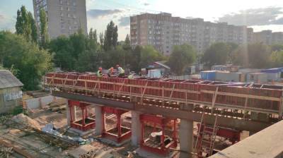 Воронежцы показали строящийся в рамках реконструкции Остужевской развязки мост - vestivrn.ru - Воронеж