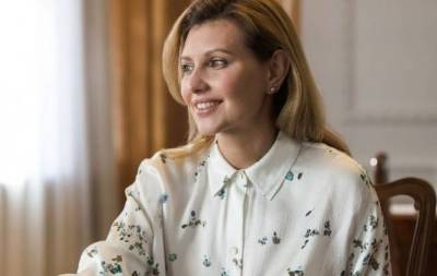 Владимир Зеленский - Елена Зеленская - В белой блузке и юбке молочного цвета: как Елена Зеленская выглядела на праздновании Дня независимости 2021 - skuke.net - Украина