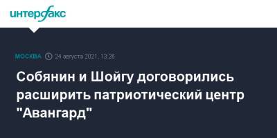 Сергей Шойгу - Сергей Собянин - Собянин и Шойгу договорились расширить патриотический центр "Авангард" - interfax.ru - Москва - Московская обл. - Минобороны - Московская область