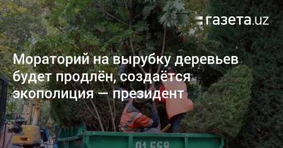 Шерзод Асадов - Мораторий на вырубку деревьев будет продлён, создаётся экополиция — президент - gazeta.uz - Узбекистан - Ташкент - Экология