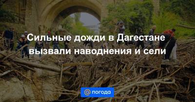 Сильные дожди в Дагестане вызвали наводнения и сели - news.mail.ru - Москва - Россия - Санкт-Петербург - респ. Дагестан