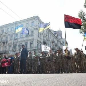 Тарас Шевченко - В Киеве состоялся марш защитников Украины. Фото - reporter-ua.com - Украина - Киев