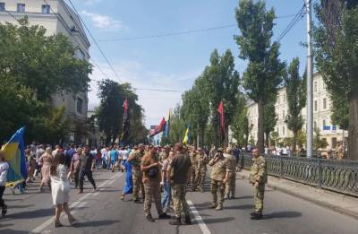 Украинские нацисты и белорусские змагары провели в Киеве марш... - politnavigator.net - Россия - Украина - Киев - Донбасс