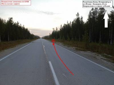 В Печоре BMW X5 съехал в кювет, пострадали два пассажира - komiinform.ru