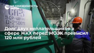 Долг двух неплательщиков в сфере ЖКХ перед МОЭК превысил 120 млн рублей - realty.ria.ru - Москва