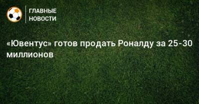 Криштиану Роналду - Жорж Мендеш - «Ювентус» готов продать Роналду за 25-30 миллионов - bombardir.ru