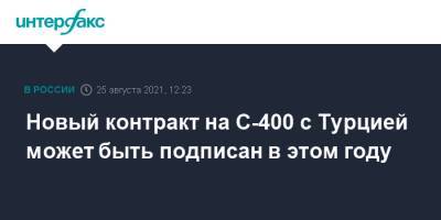 Александр Михеев - Новый контракт на С-400 с Турцией может быть подписан в этом году - interfax.ru - Москва - Турция