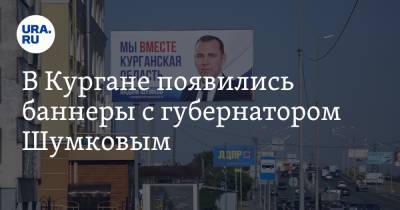 Вадим Шумков - В Кургане появились баннеры с губернатором Шумковым. Фото - ura.news - Курганская обл. - Курган - Шадринск