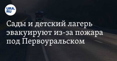 Евгений Куйвашев - Александр Кудрявцев - Сады и детский лагерь эвакуируют из-за пожара под Первоуральском. На место выехал министр - ura.news - Свердловская обл. - Первоуральск