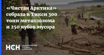 «Чистая Арктика» собрала в Тикси 300 тонн металлолома и 250 кубов мусора - nsn.fm - респ. Саха
