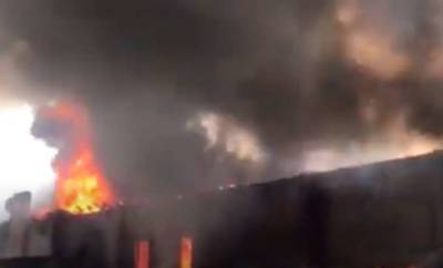 В Виннице масштабный пожар на промышленных складах - lenta.ua - Украина - Винницкая обл.