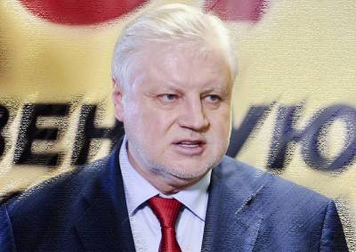 Сергей Миронов - «Справедливая Россия» предложила ввести в стране справедливый базовый доход - mskgazeta.ru - Россия