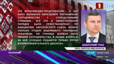 Анатолий Глаз - Ситуацию и действия Польши на белорусско-польской границе прокомментировал представитель белорусского МИД - grodnonews.by - Белоруссия - Польша - Варшава