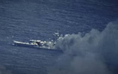 ВМС США уничтожили фрегат: судно раскололось пополам и затонуло (видео) - sharij.net - США - Австралия - Египет - Турция - Польша