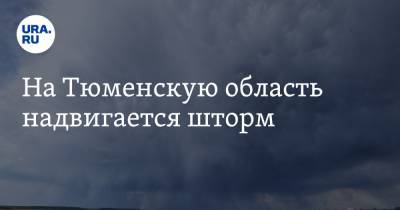 На Тюменскую область надвигается шторм - ura.news - Тюменская обл.