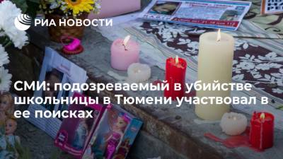 СМИ: подозреваемый в убийстве восьмилетней школьницы в Тюмени сам участвовал в ее поисках - ria.ru - Москва - Тюмень