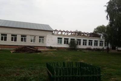 Александр Никитин - В Моршанском районе начали ремонт Алгасовской школы, пострадавшей от урагана - tambov.mk.ru - Тамбовская обл.