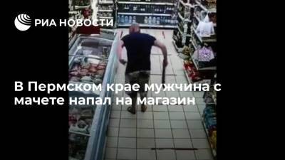 В Пермском крае полиция проведет проверку после того, как мужчина с мачете напал на магазин - ria.ru - Пермь - Пермский край