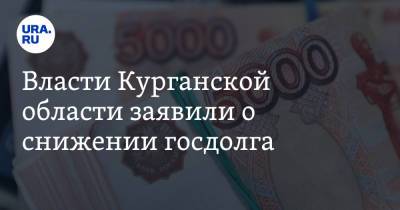 Власти Курганской области заявили о снижении госдолга - ura.news - Курганская обл.