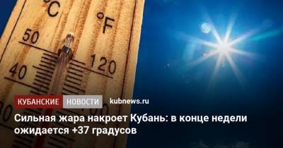 Сильная жара накроет Кубань: в конце недели ожидается +37 градусов - kubnews.ru - Краснодарский край