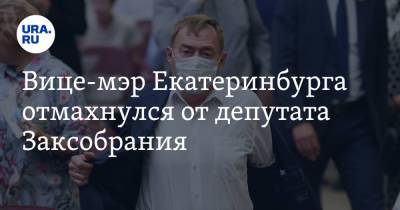 Вице-мэр Екатеринбурга отмахнулся от депутата Заксобрания. «Поймите меня правильно» - ura.news - Россия - Екатеринбург
