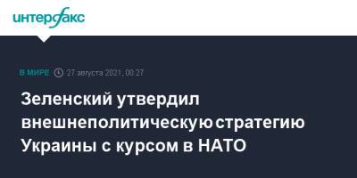 Владимир Зеленский - Дмитрий Кулеба - Зеленский утвердил внешнеполитическую стратегию Украины с курсом в НАТО - interfax.ru - Москва - Россия - Украина