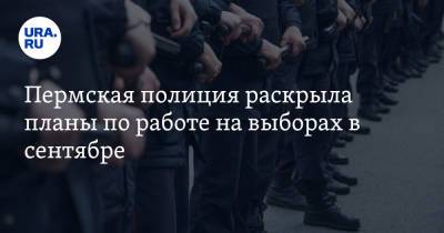 Пермская полиция раскрыла планы по работе на выборах в сентябре - ura.news - Россия - Пермь - Пермский край
