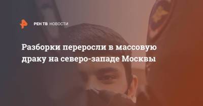 Разборки переросли в массовую драку на северо-западе Москвы - ren.tv - Москва