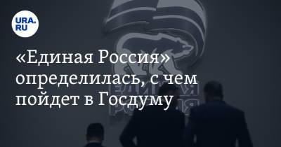 «Единая Россия» определилась, с чем пойдет в Госдуму - ura.news - Россия