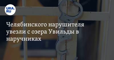 Челябинского нарушителя увезли с озера Увильды в наручниках - ura.news - Челябинская обл.