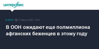 В ООН ожидают еще полмиллиона афганских беженцев в этому году - interfax.ru - Москва - Россия - Франция - Афганистан