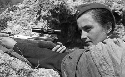 Адольф Гитлер - Иосиф Сталин - Франклин Рузвельт - The Sun (Великобритания): как самая результативная женщина-снайпер уничтожила 309 нацистов и побеждала каждого мужчину-снайпера, с которым сталкивалась во время Второй мировой войны - inosmi.ru - США - Англия