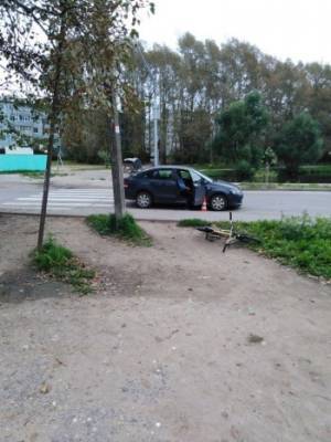 Старичок на иномарке едва не приговорил 11-летнего велосипедиста рано утром в Вологде - vologda-poisk.ru - Вологда
