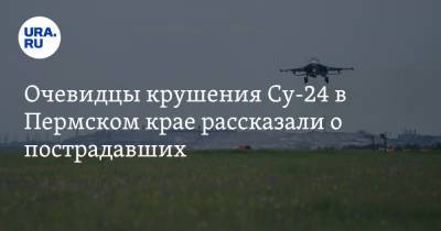 Очевидцы крушения Су-24 в Пермском крае рассказали о пострадавших - ura.news - Пермский край