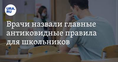 Сергей Токарев - Врачи назвали главные антиковидные правила для школьников - ura.news - Россия