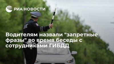 Водителям назвали "запретные фразы" во время беседы с сотрудниками ГИБДД - ria.ru - Москва - Россия