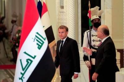 Эммануэль Макрон - Мустафа Аль-Казый - Войска Франции останутся в Ираке даже после ухода американцев - news-front.info - США - Франция - Ирак